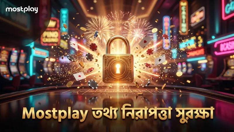 নিরাপত্তা ব্যবস্থায় Mostplay ব্যবহারকারীদের তথ্য সুরক্ষা নিশ্চিত করে।