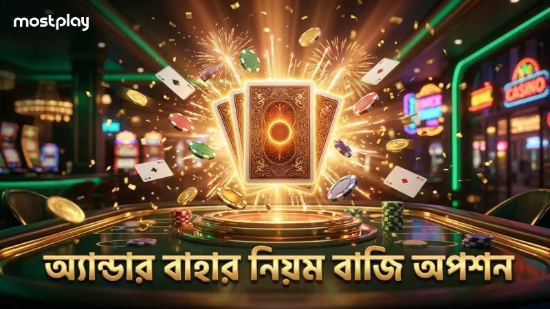 অ্যান্ডার বাহার খেলায় বাজির বিভিন্ন অপশন এবং নিয়মের বিস্তারিত।