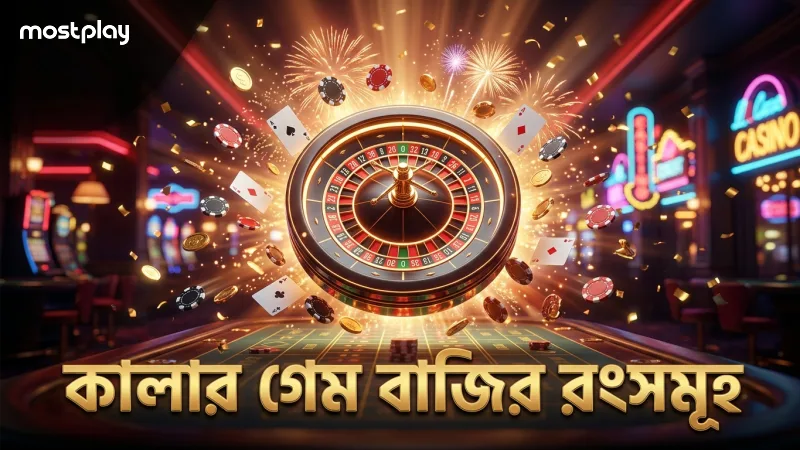 কালার গেমের বাজি ধরার বিভিন্ন রং এবং সম্ভাব্যতা।