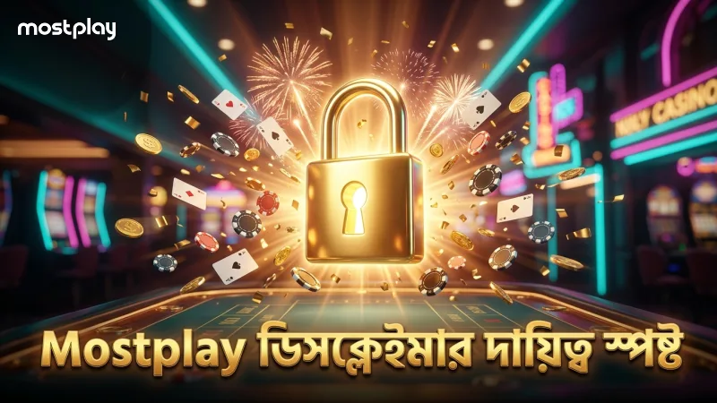 Mostplay-এ ডিসক্লেইমার প্লেয়ারদের দায়িত্ব বুঝায়।