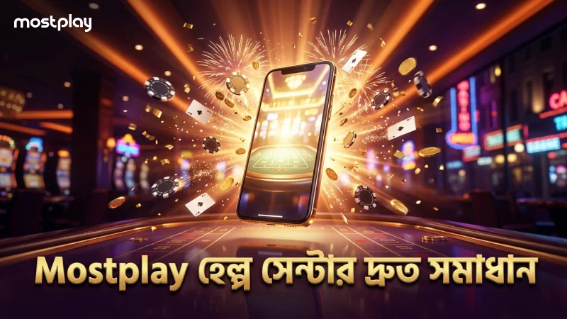 Mostplay হেল্প সেন্টারে স্বয়ংক্রিয় উত্তর দ্রুত পেতে সাহায্য করে