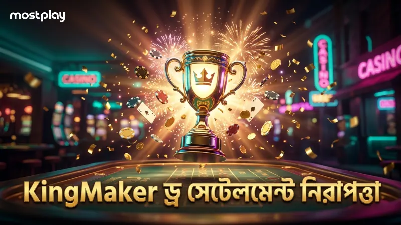 KingMaker অনুমোদিত ড্র সেটেলমেন্টের নির্ভুলতা ও নিরাপত্তা।