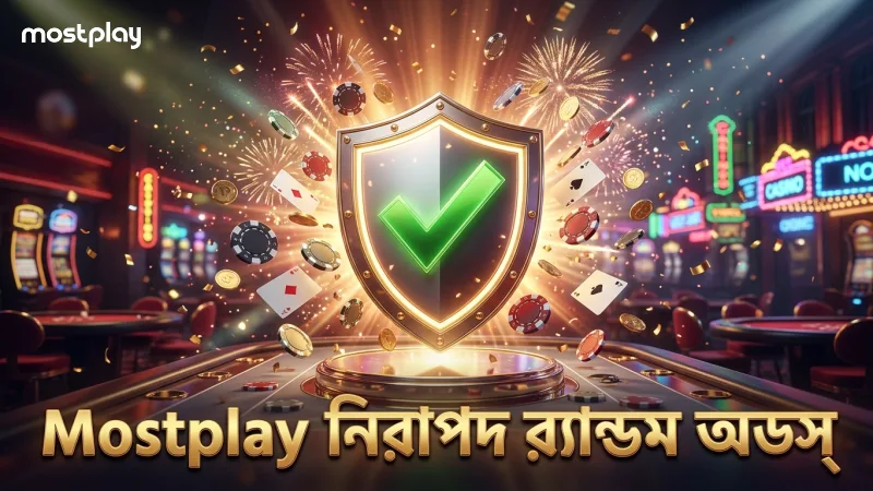 র্যান্ডম অডস অডিটের মাধ্যমে Mostplay নিরাপত্তা নিশ্চিত করে রাখে