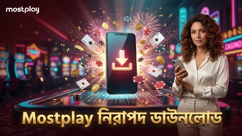 নিরাপদ ও অফিসিয়াল লিংক থেকে Mostplay অ্যাপ ডাউনলোড নিশ্চিতকরণ