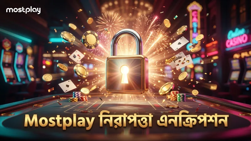 Mostplay ক্যাসিনোর নিরাপত্তা ব্যবস্থায় আধুনিক এনক্রিপশন ব্যবহৃত।