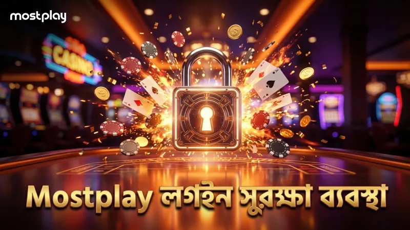 Mostplay লগইনে এনক্রিপশন ও অ্যান্টি-ফিশিং সুরক্ষা ব্যবস্থা।