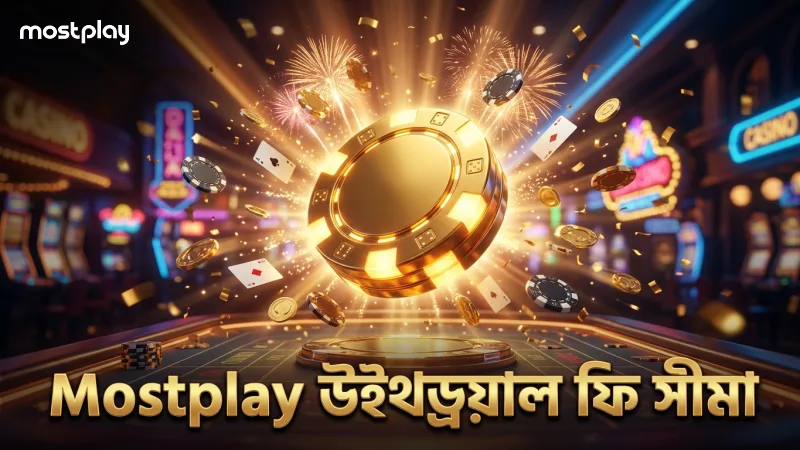 Mostplay উইথড্রয়াল প্রক্রিয়ায় ফি ও সীমা সম্পর্কে স্পষ্ট ধারণা প্রয়োজন।