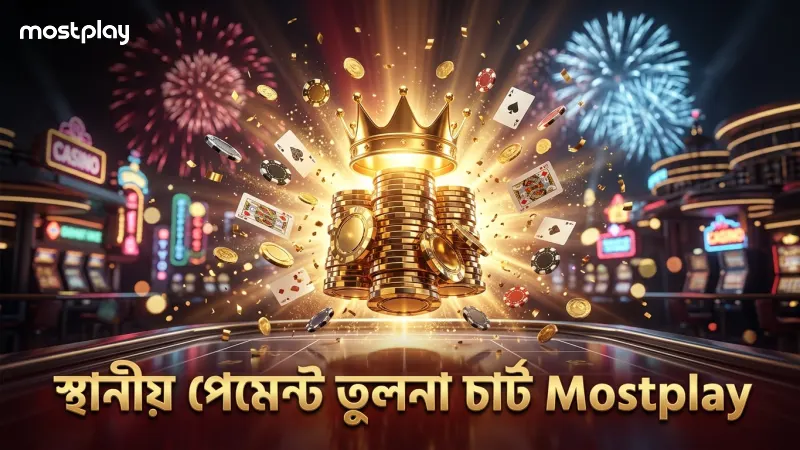 স্থানীয় পেমেন্ট অপশনগুলোর তুলনামূলক চার্ট দেখাচ্ছে
