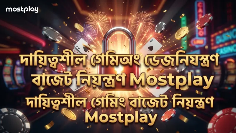 দায়িত্বশীল গেমিংয়ে বাজেট ও সময় নিয়ন্ত্রণ গুরুত্বপূর্ণ।