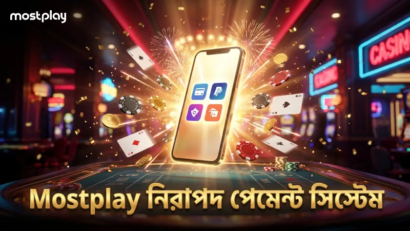 Mostplay নিরাপদ পেমেন্ট পদ্ধতি ও লিমিট সিস্টেম সরবরাহ করে।