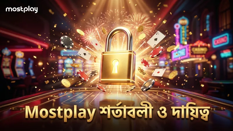 Mostplay প্ল্যাটফর্মের শর্তাবলী ব্যবহারকারীর দায়িত্ব ব্যাখ্যা করে।