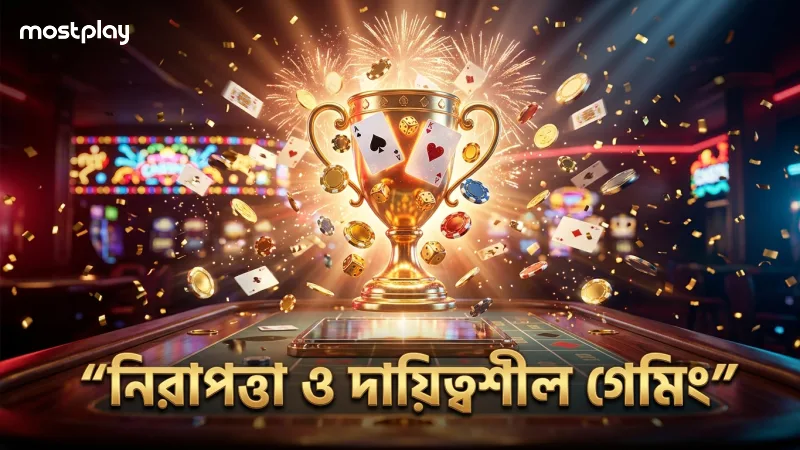 নিরাপত্তা ও দায়িত্বশীল গেমিং শর্তাবলীর অন্যতম মূল অংশ।
