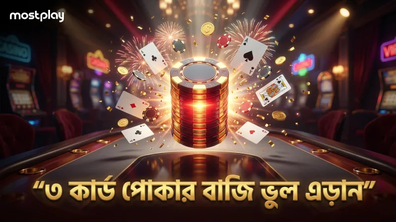 ৩ কার্ড পোকারে সাধারণ বাজি সম্পর্কিত ভুলগুলো এড়িয়ে চলুন